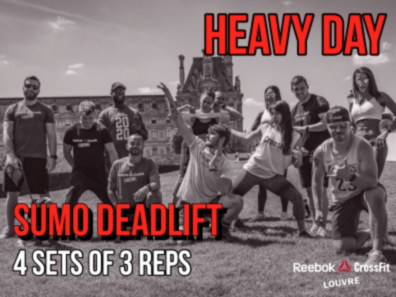 Wod Sumo Deadlift CrossFit