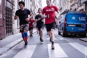 Course à pied dans un entraînement de CrossFit à Paris