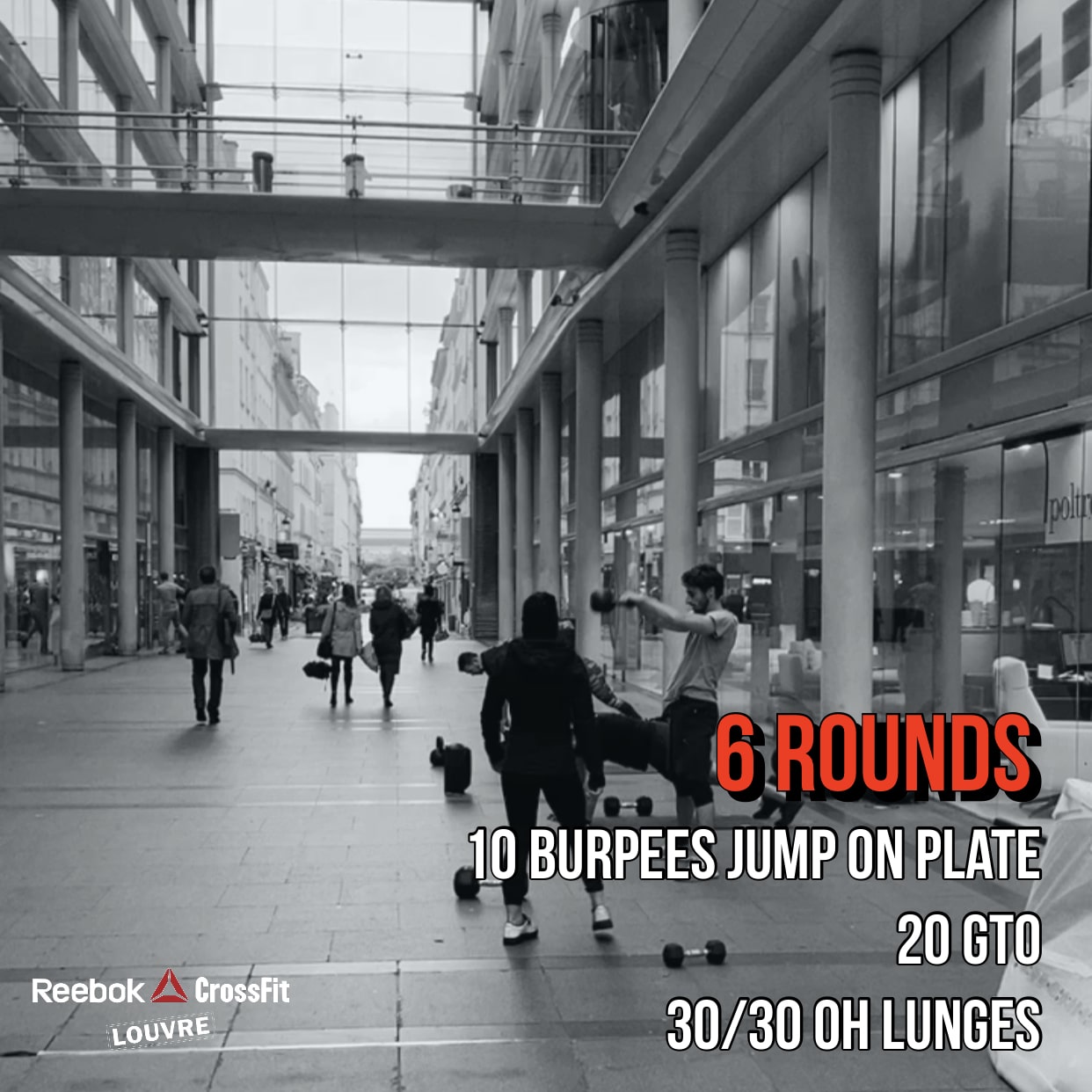 Burpee GTO OH Lunges
