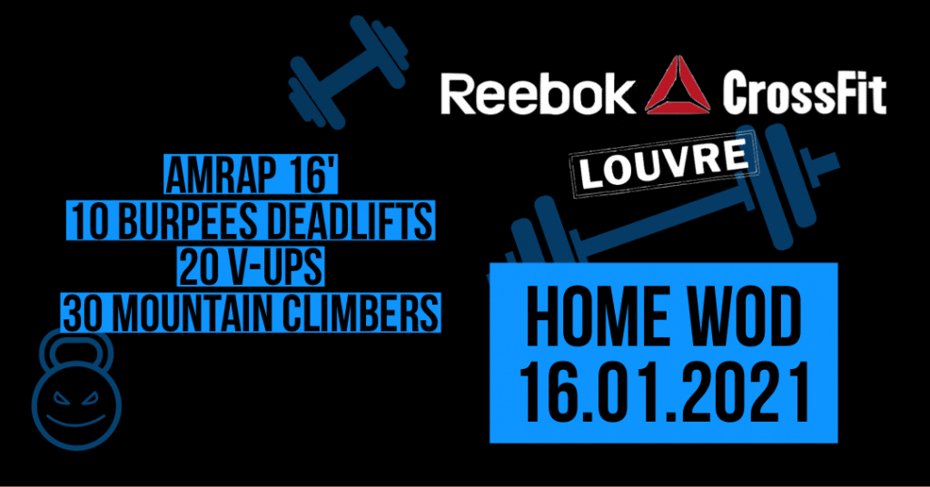 Burpee Deadlift Mountain Climber V-Up AMRAP Gymnastic Weightlifting