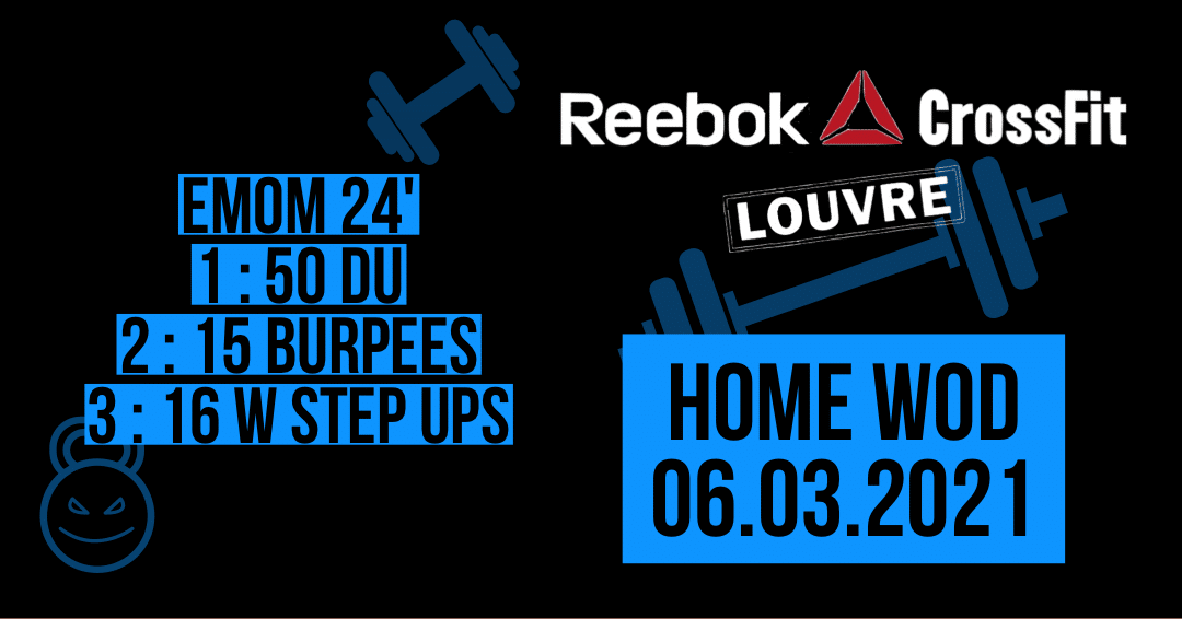 Double Under Burpee Weighted Step Up EMOM