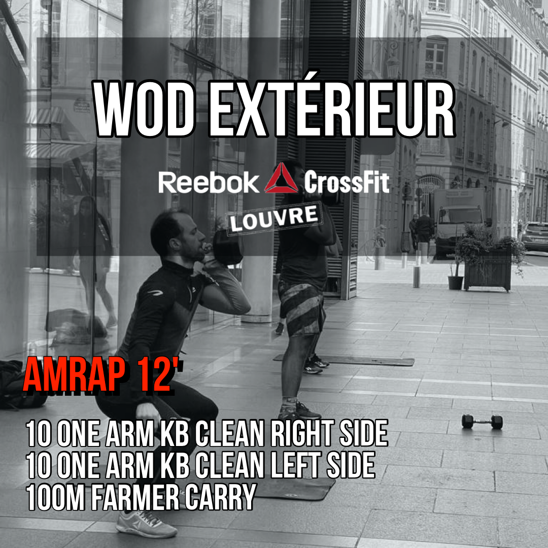 AMRAP KB Clean Farmer Carry