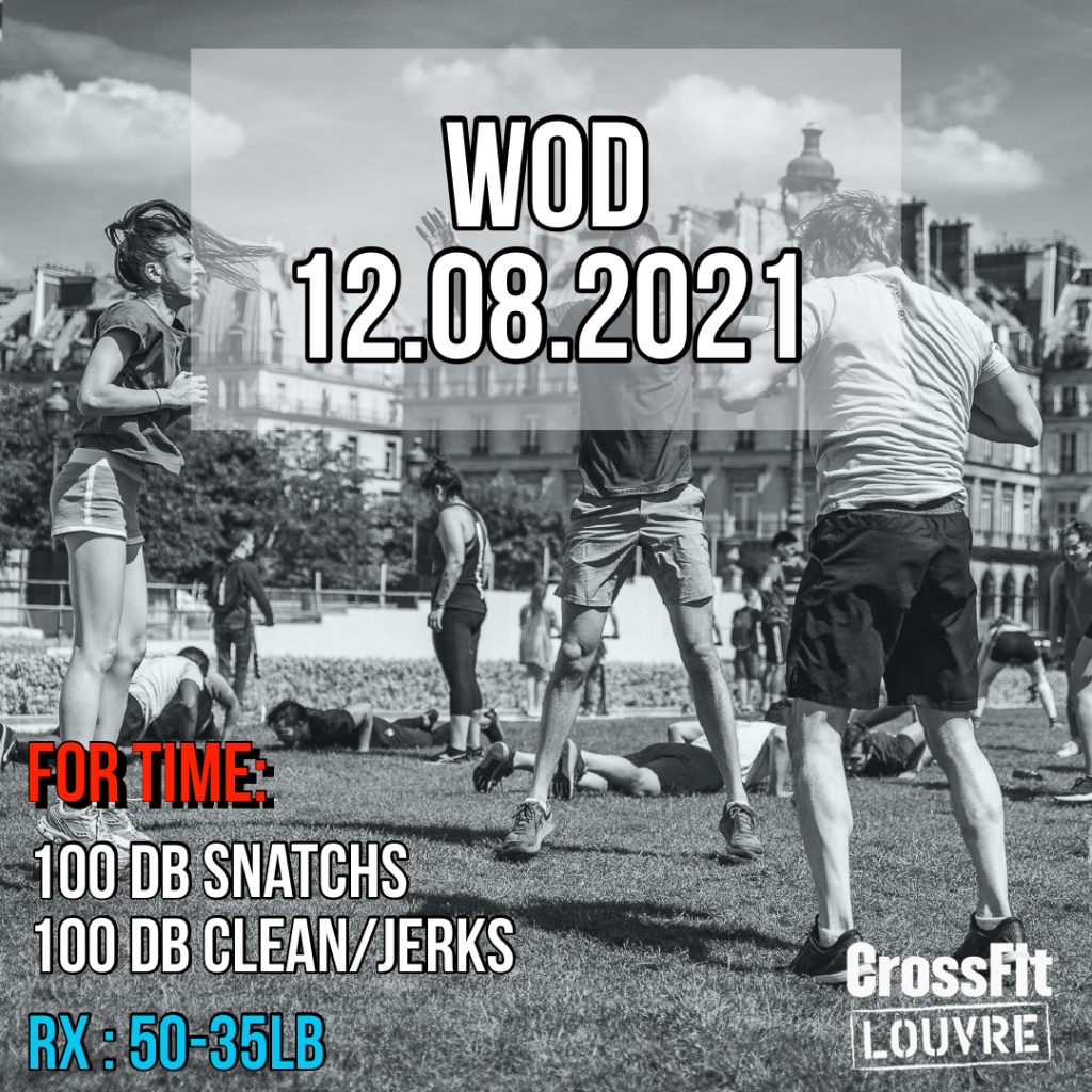 For Time DB Snatch DB Clean & Jerk