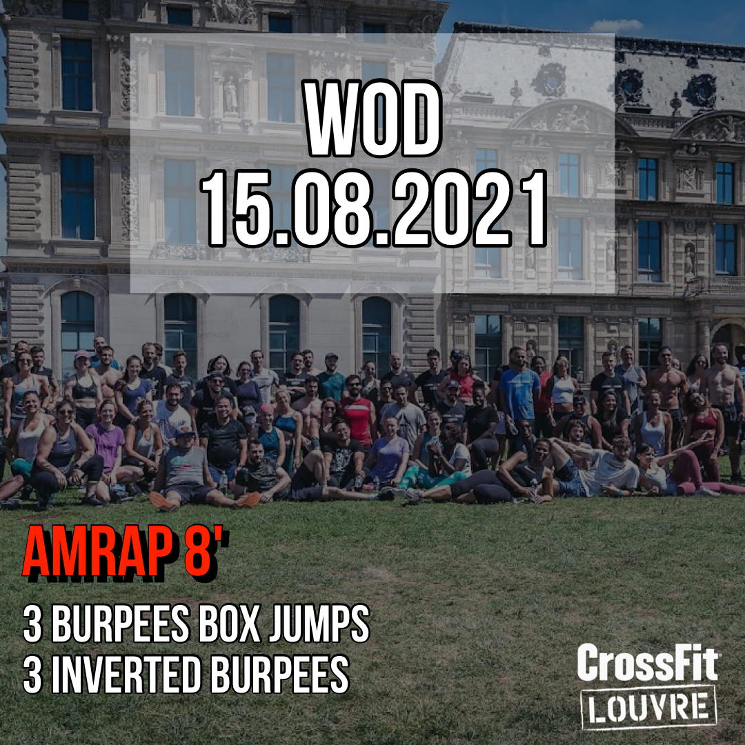 AMRAP Burpee Box Jump Inverted burpee