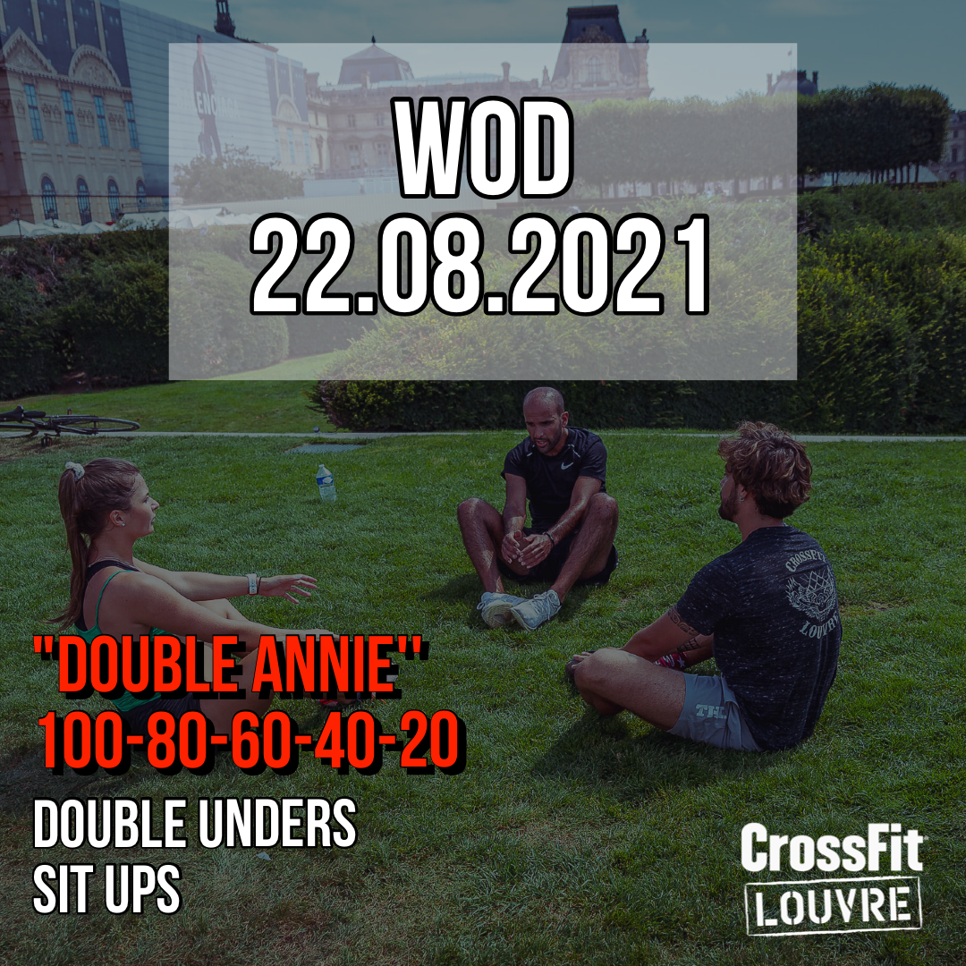 Double Under Sit Up Double Annie For Time Couplet