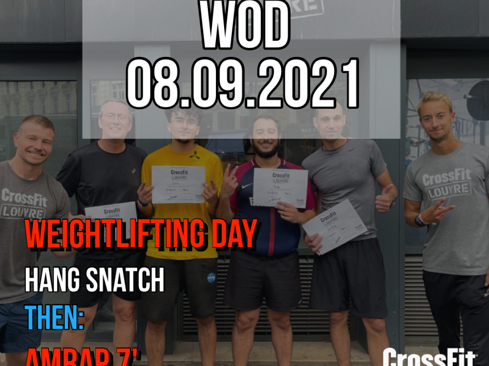 Weightlifting Day Hang Snatch AMRAP Practice