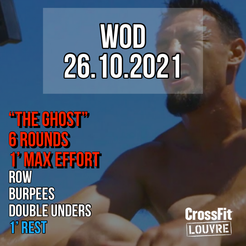 The Ghost Max Effort Row Burpee Double under