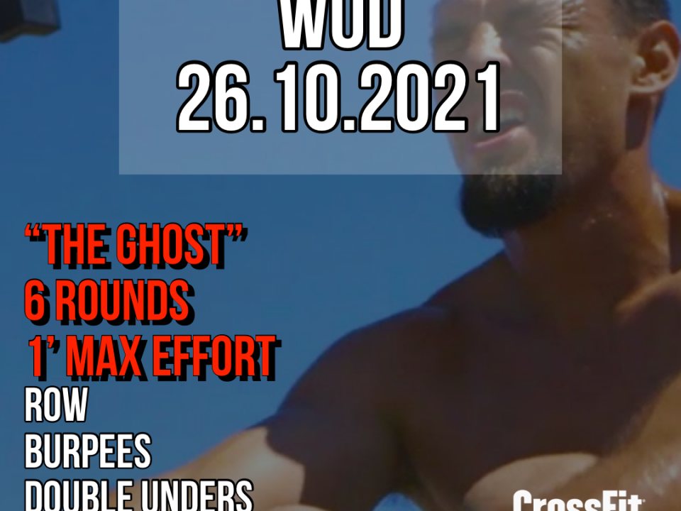 The Ghost Max Effort Row Burpee Double under
