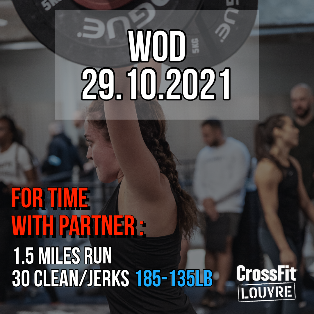 For Time With Partner Run Clean&Jerk