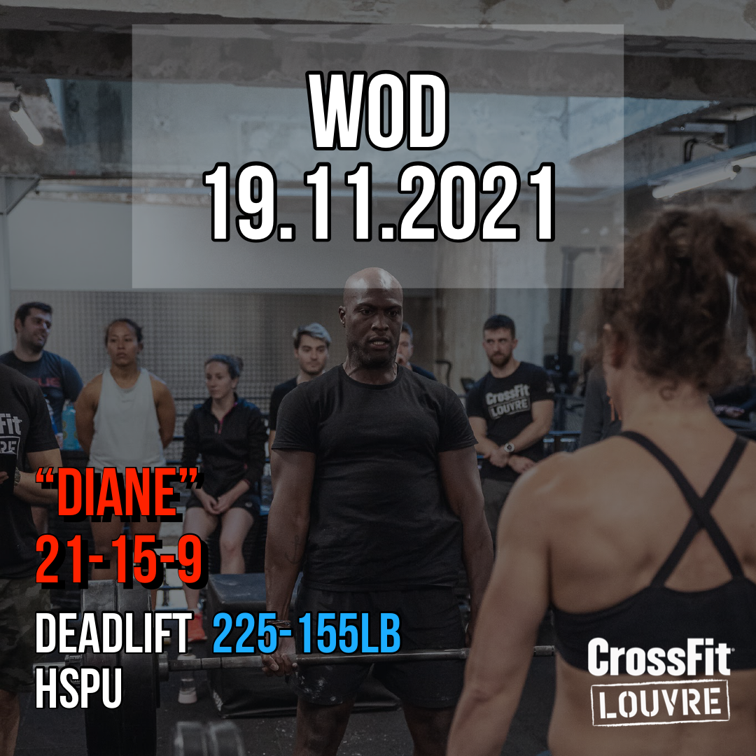 Girl Workout Diane For Time Couplet Deadlift HSPU