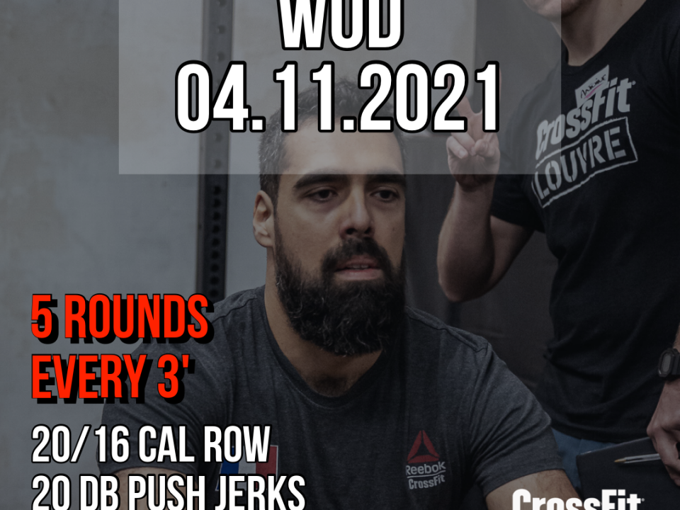 For Time Every 3' Row DB Push Jerk