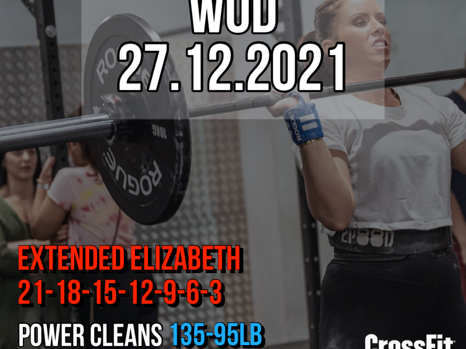 For Time Benchmark Elizabeth Extended Power Clean Ring Dips