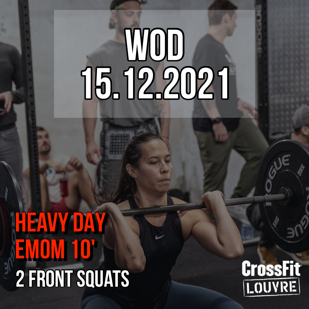EMOM Heavy Day Front Squat