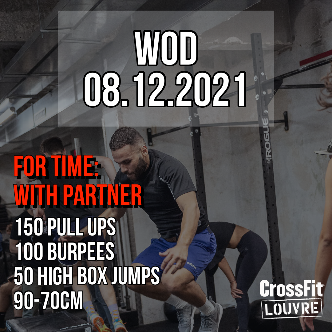 For Time With Partner Pull Up Burpee High Box Jump