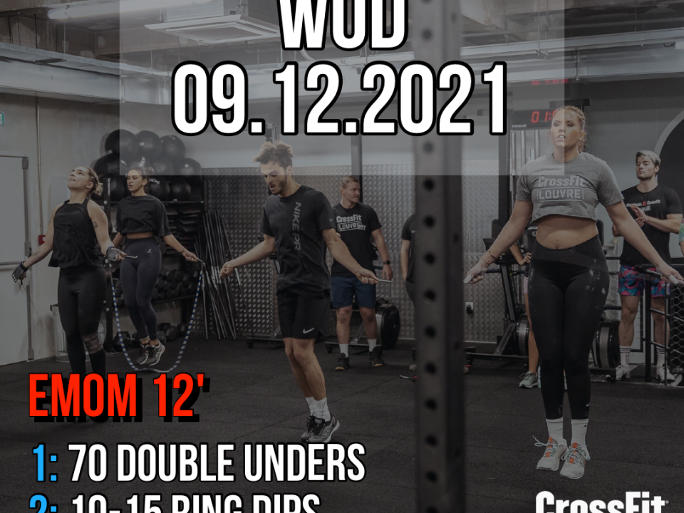 Ring Dips Double Under EMOM
