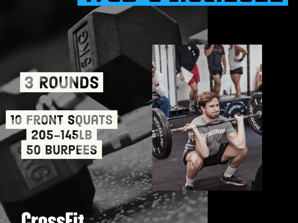 For Time Couplet Front Squat Burpee