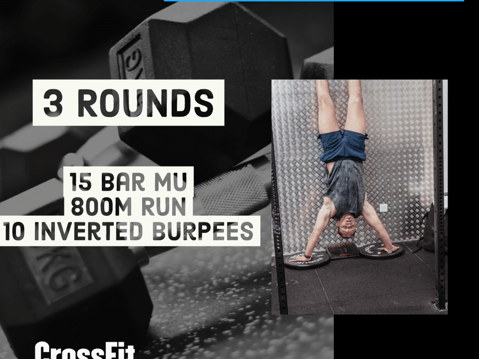 For Time Triplet Bar Muscle Up Run Inverted Burpee