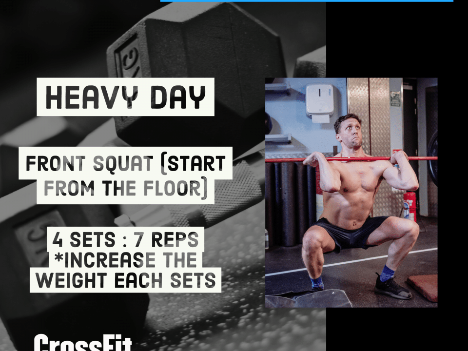 Heavy Day Front Squat