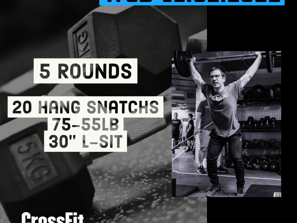 For Time Hang Snatch L-Sit Couplet