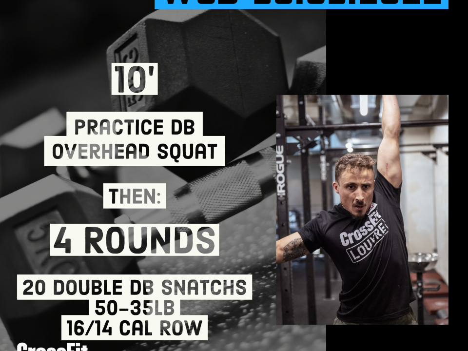 DB OHS For Time Row Double DB Snatch