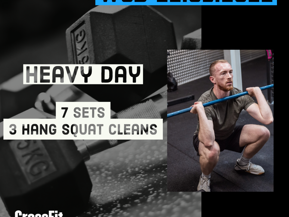 Hang Squat Clean Heavy Day
