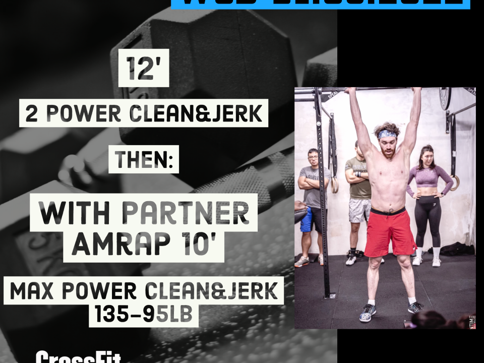 Clean & Jerk Heavy AMRAP