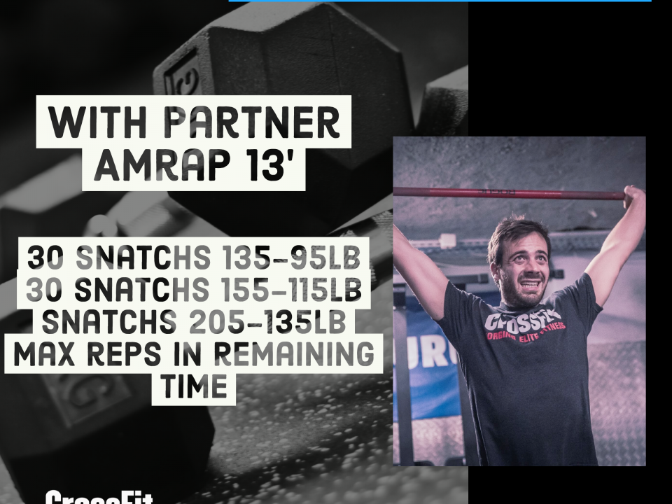 AMRAP Snatch With Partner